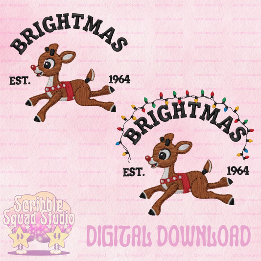 RUDOLPH BRIGHTMAS PNG