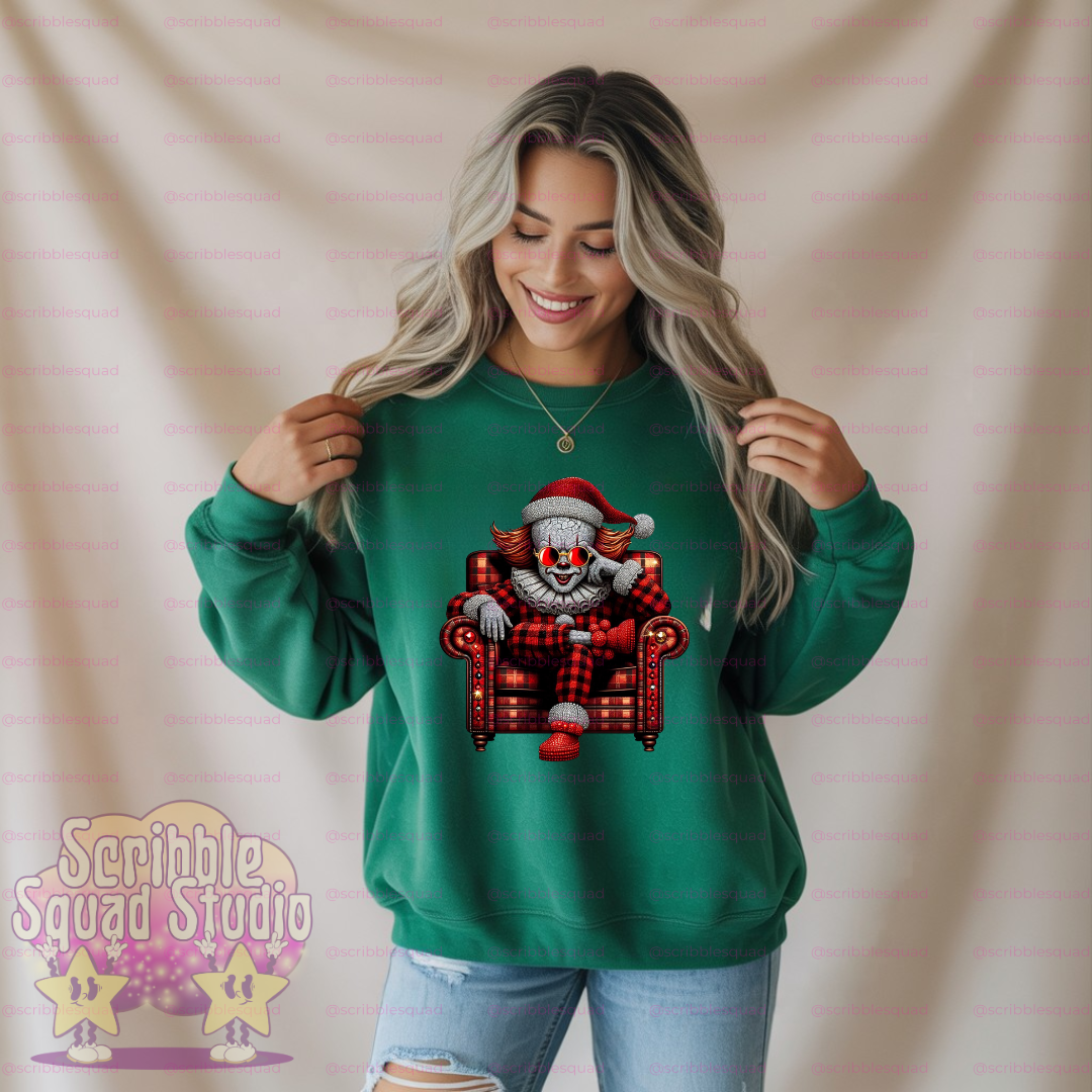 BEDAZZLED IT FESTIVE CLOWN PNG