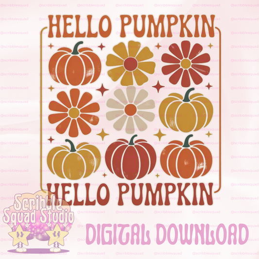 HELLO PUMPKIN PNG