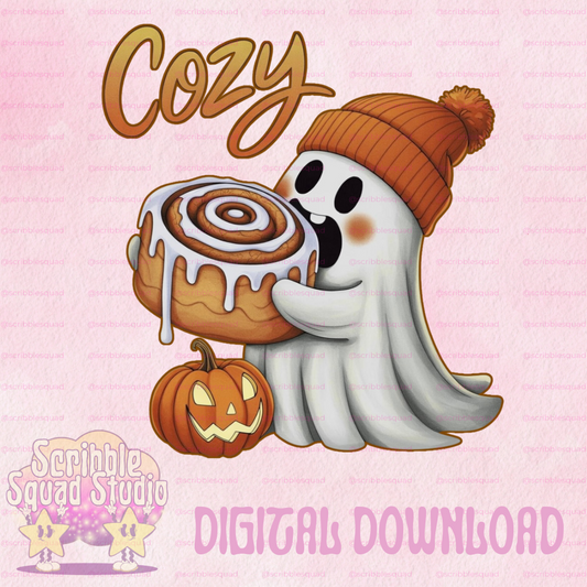 GHOST CINNAMON ROLL PNG