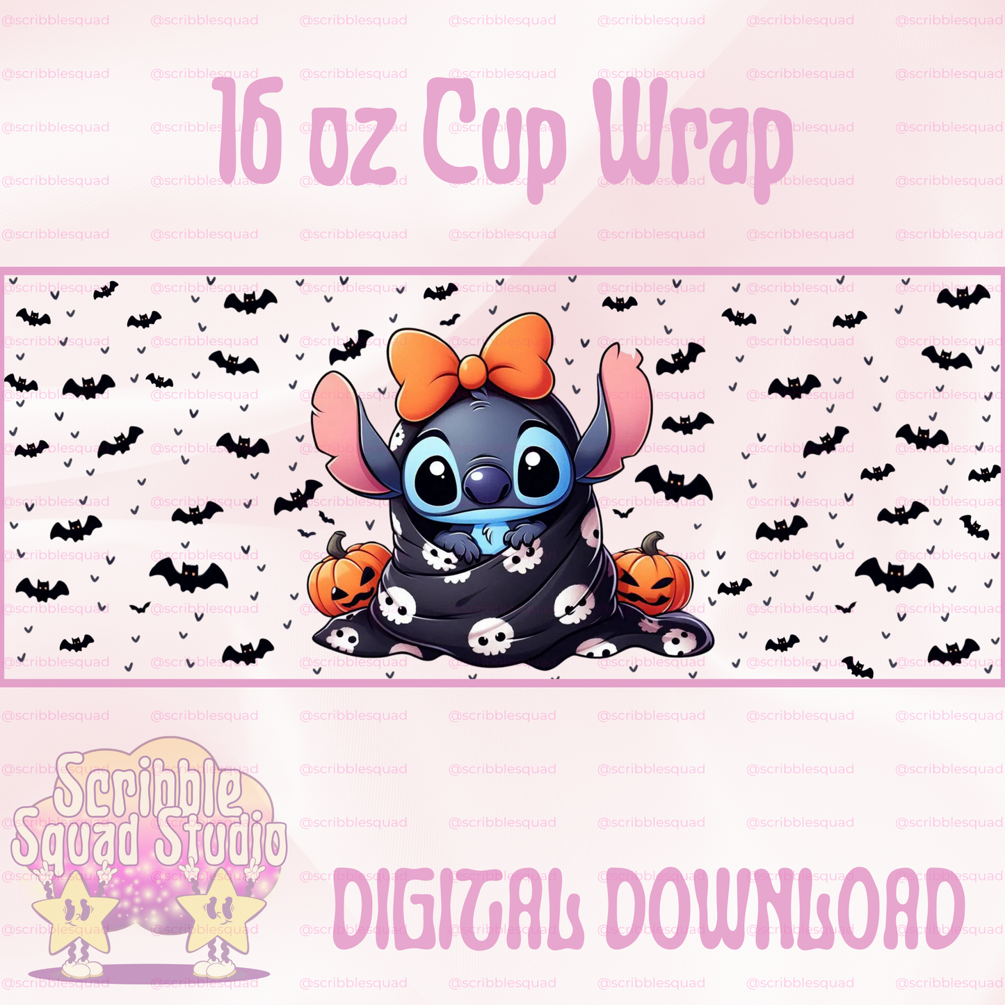 SPOOKY STITCH CUP WRAP